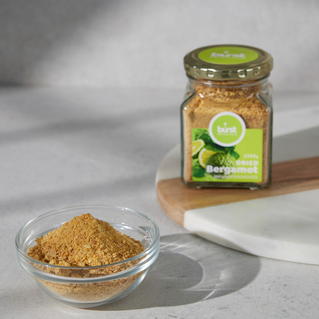 Burst Botanicals Dried Bergamot Infuser Granules, 125g