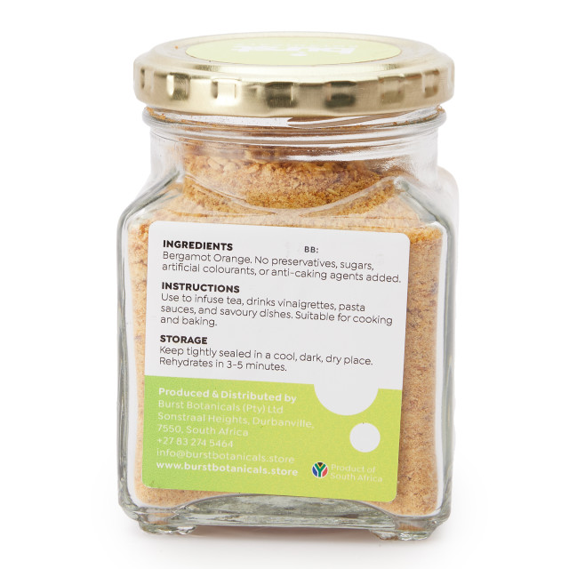 Burst Botanicals Dried Bergamot Infuser Granules, 125g