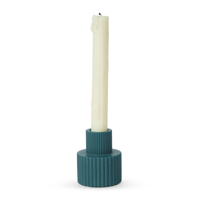 Alkaline Fluted Form Candle Holder - Gulf Coast