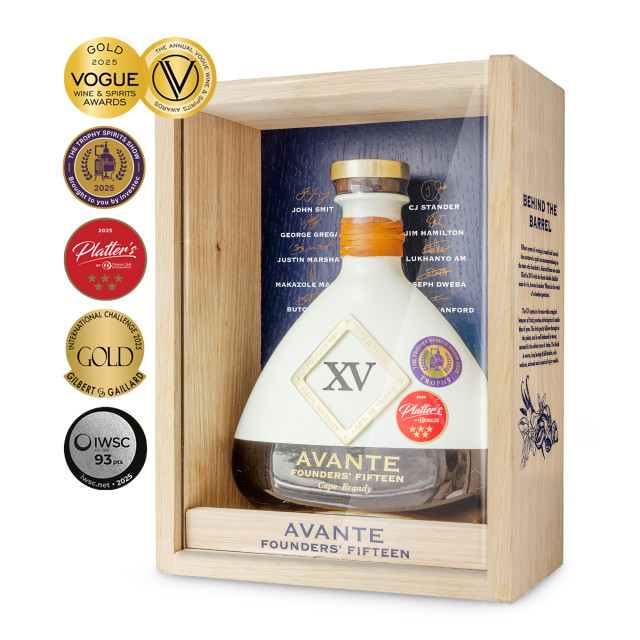 Avante Brandy Founders' Fifteen XV Cape Brandy, 750ml