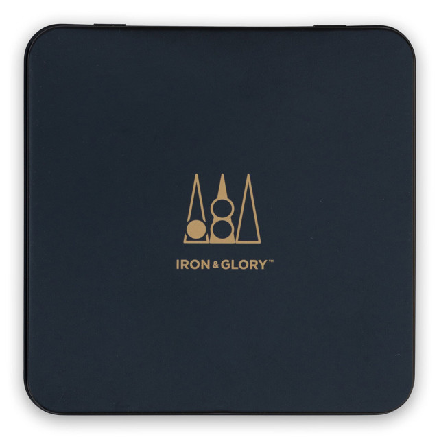 Suck UK Iron & Glory Magnetic Travel Backgammon angle