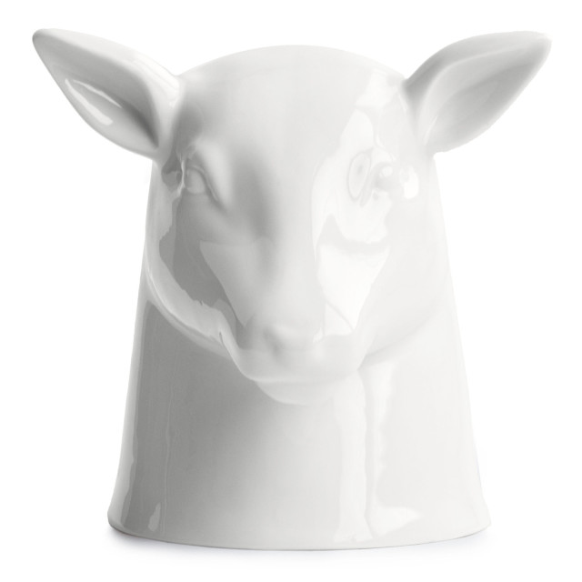 Suck UK Stag Tidy Cermaic Utensil Holder angle