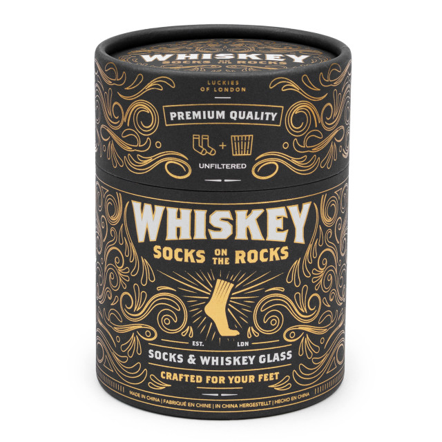 Suck UK Whiskey Socks on the Rocks Gift Set packaging