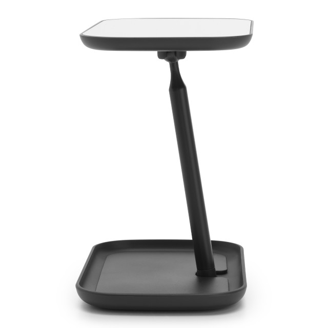 Brabantia ReNew Mirror with Storage Tray - Dark Grey angle