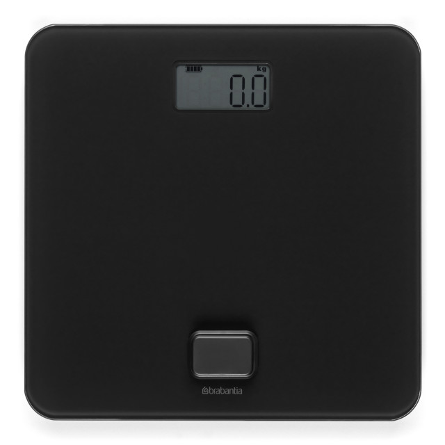 Brabantia Battery-Free Digital Bathroom Scale - Dark Grey