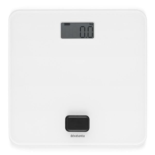 Brabantia Battery-Free Digital Bathroom Scale - White