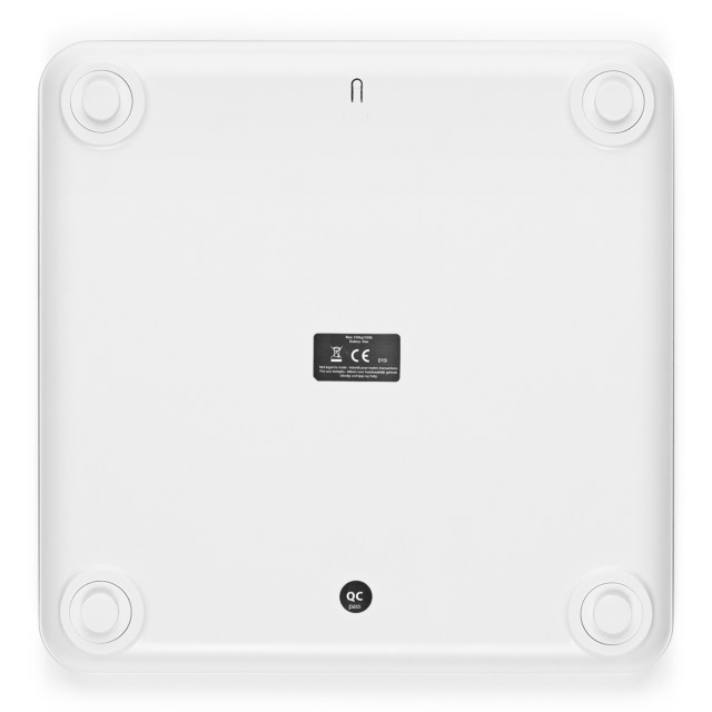 Brabantia Battery-Free Digital Bathroom Scale - White angle
