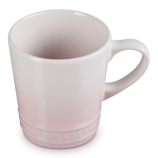 Le Creuset Stoneware V Mug, 180ml - Shell Pink