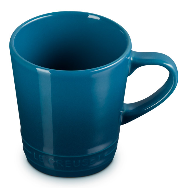 Le Creuset Stoneware V Mug, 180ml - Deep Teal