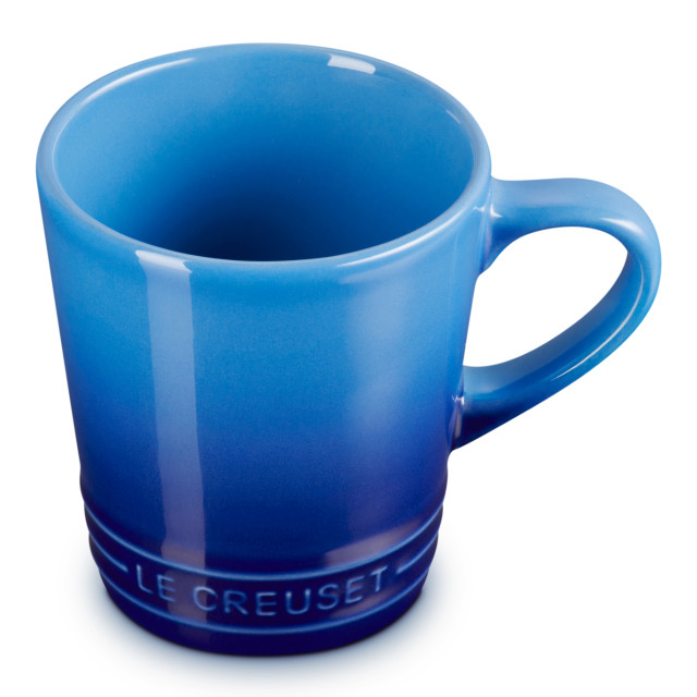 Le Creuset Stoneware V Mug, 180ml - Azure Blue