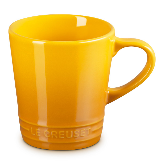 Le Creuset Stoneware V Mug, 180ml - Nectar angle