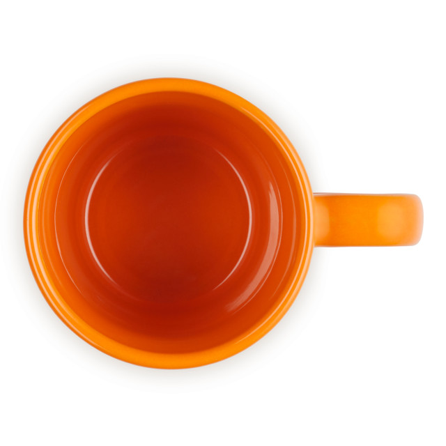 Le Creuset Stoneware V Mug, 100ml - Flame angle