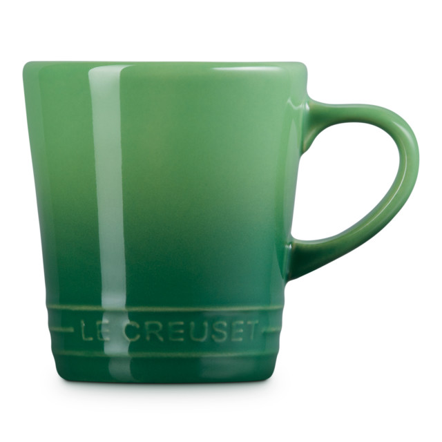Le Creuset Stoneware V Mug, 100ml - Bamboo Green angle