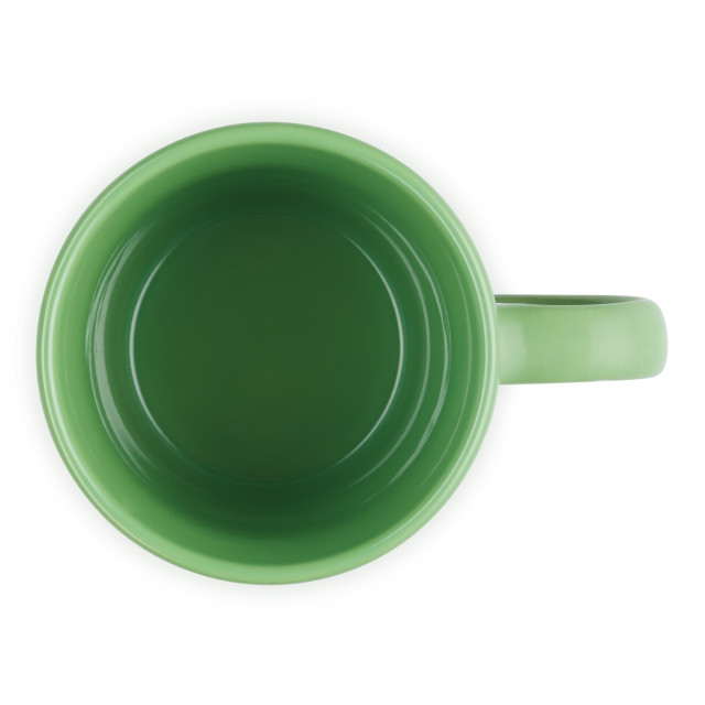 Le Creuset Stoneware V Mug, 330ml - Bamboo Green angle