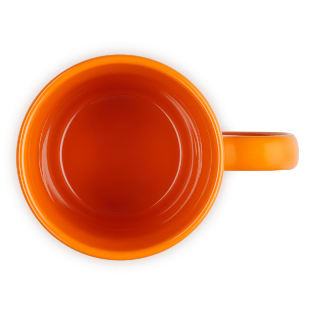 Le Creuset Stoneware V Mug, 330ml - Flame angle
