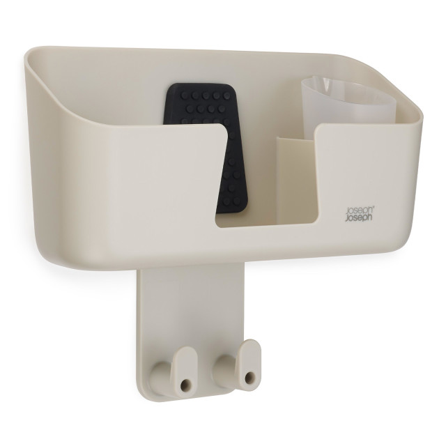 Joseph Joseph IronHub Wall-Mounted Ecru Iron Storage Caddy angle