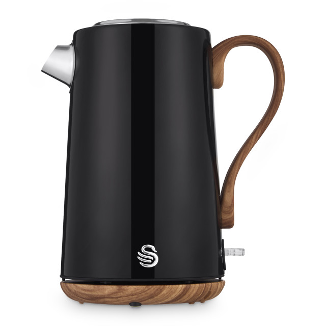 Swan Breakfast Set, 3-Piece - Black