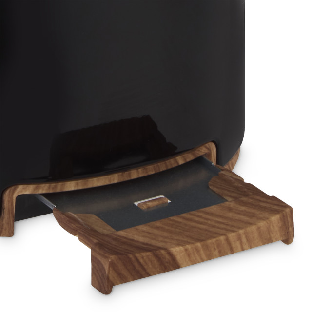 Swan Breakfast Set, 3-Piece - Black