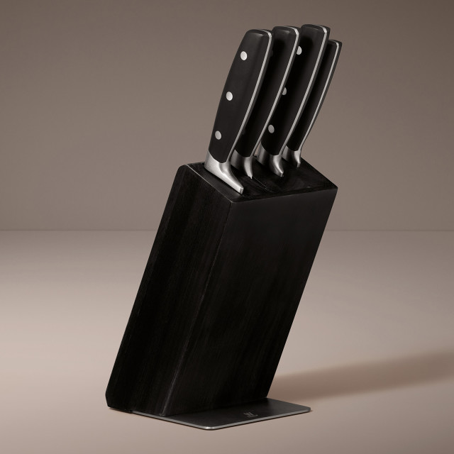 Wolstead Insignia Knife Block Set, 5-Piece on the table
