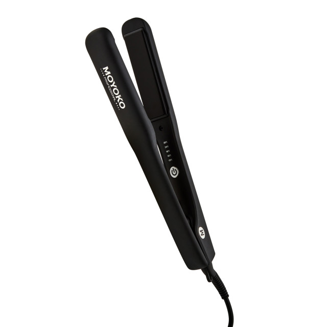 Moyoko Pro Glider Ceramic Hair Straightener Kit - Onyx Black detail