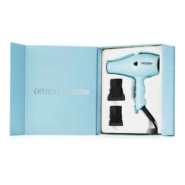 Moyoko E8 UltraBlast Hair Dryer, 2400W - Aqua packaging