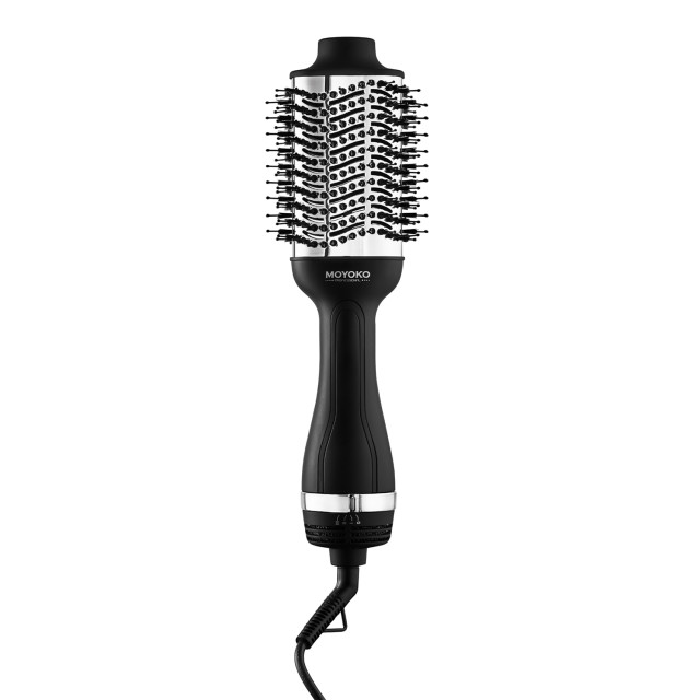 Moyoko Magnitude 2-in-1 Hot Air Hair Dryer Brush - Black angle
