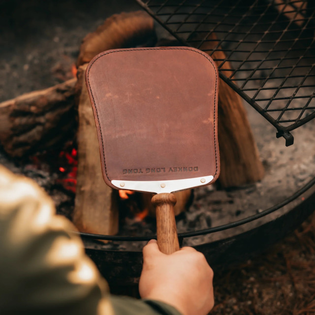 Donkey Long Tong Leather Fire Paddle Fan