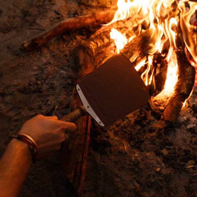 Donkey Long Tong Leather Fire Paddle Fan