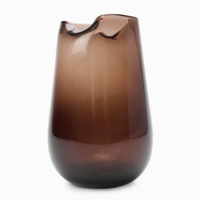 Thread Office Smokey Folded Glass Vase