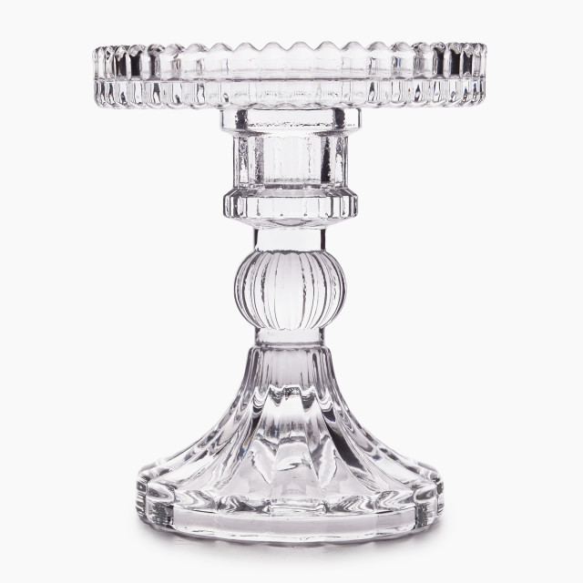 Thread Office Glass Pillar Candle Holder