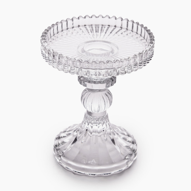 Thread Office Glass Pillar Candle Holder