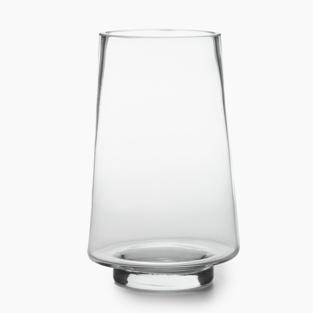 Thread Office Clear Glass Cylinder Vase - Medium