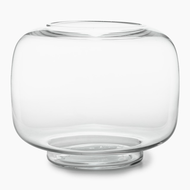 Thread Office Clear Belly Vase - Medium
