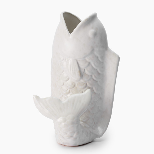 Thread Office Ceramic Fish Vase