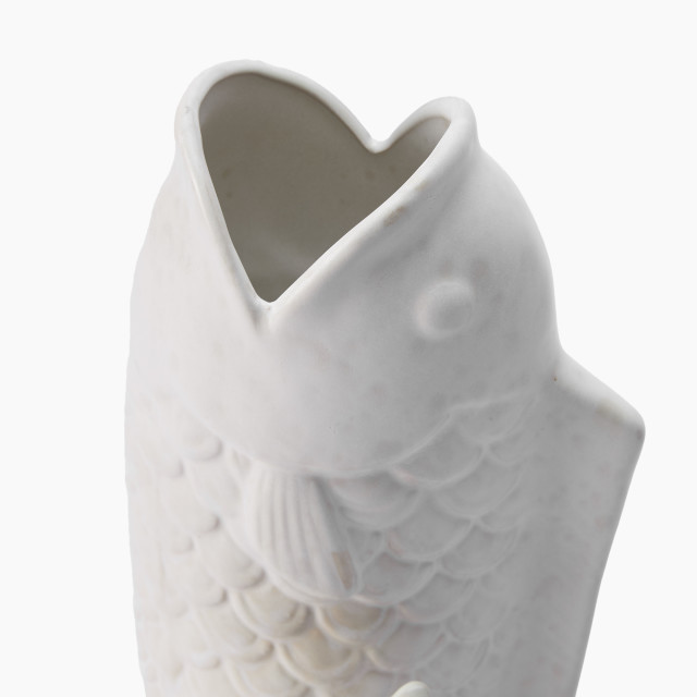 Thread Office Ceramic Fish Vase
