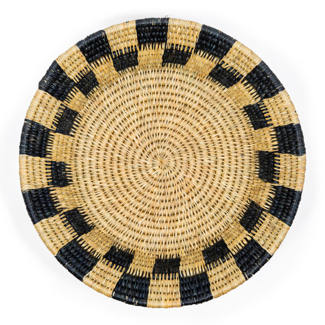 Gone Rural Large Nesting Basket - Black angle