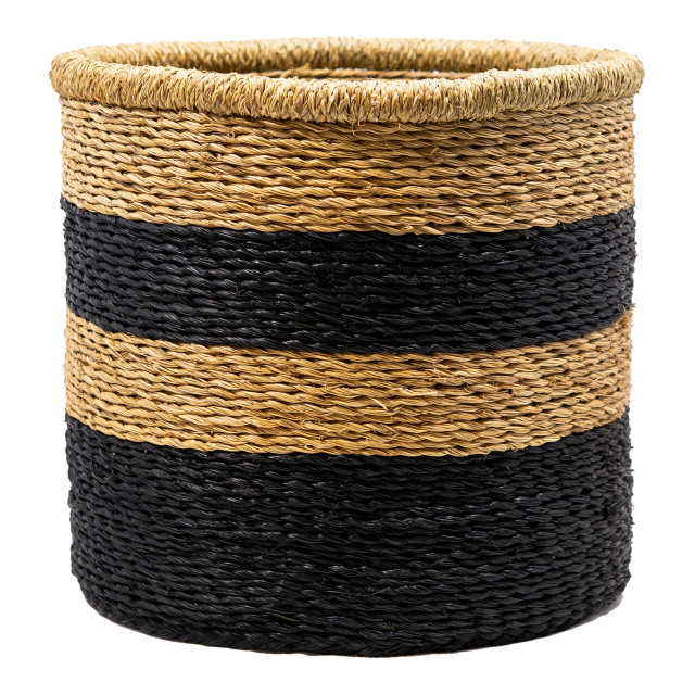 Gone Rural Celiwe Plaited Planter - Black