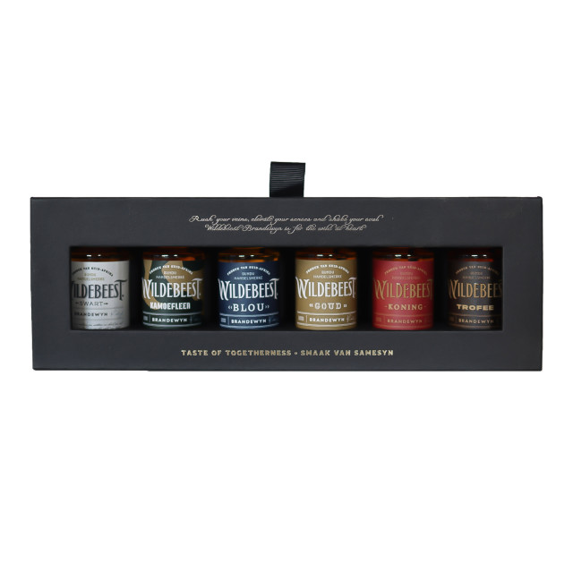 Wildebeest Brandewyn Kraal, Set of 6 packaging