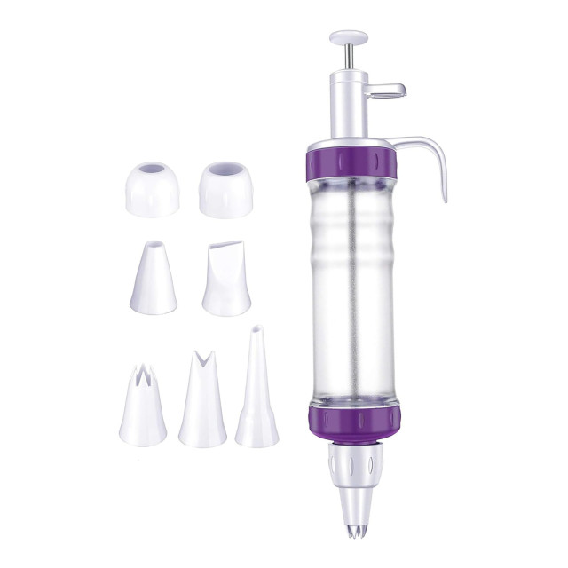 Creative Cooking Piping Set with Decorating Nozzles, 6-Piece