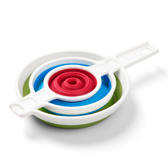Progressive Collapsible Funnels, Set of 3 angle