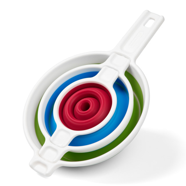 Progressive Collapsible Funnels, Set of 3 angle