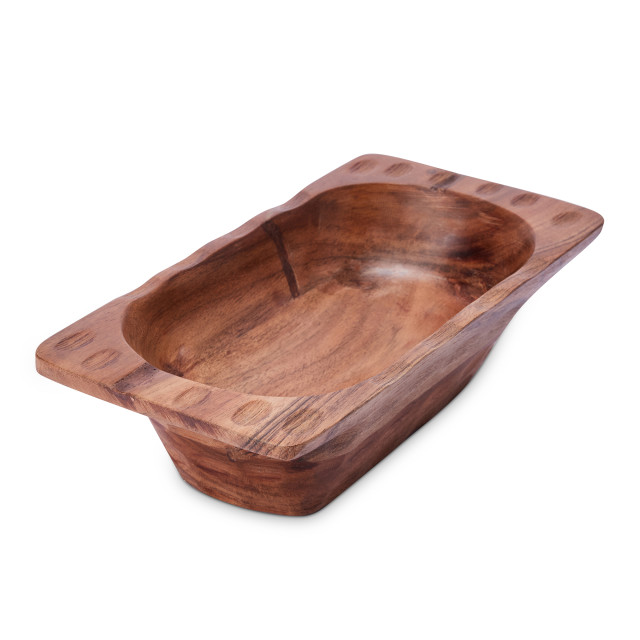 Humble & Mash Wooden Serving Bowl, 30cm