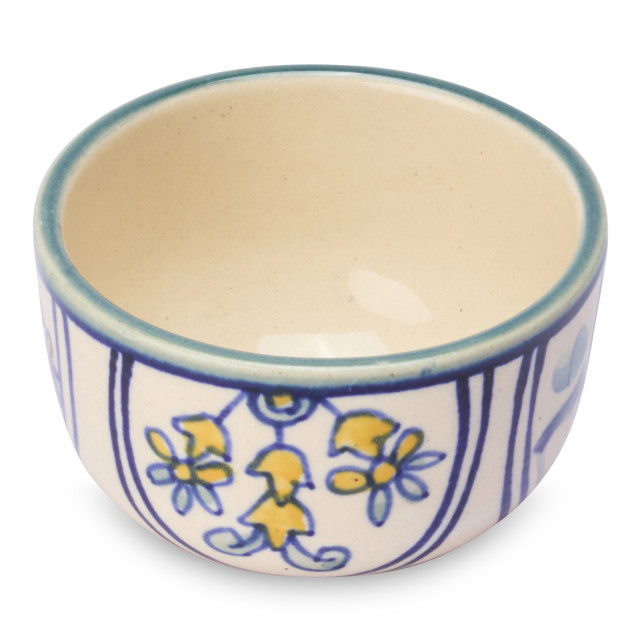 Humble & Mash Printed Ceramic Bowl, 8cm side view