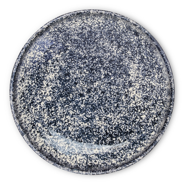 Humble & Mash Printed Black Splatter Ceramic Platter