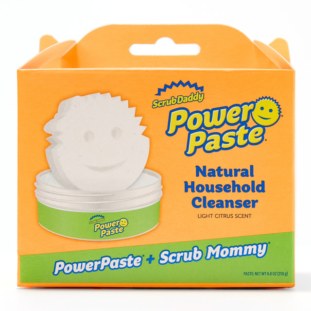 Scrub Daddy Power Paste Natural Household Cleaner & Scrub Mommy Sponge Set angle
