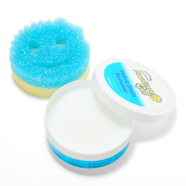 Scrub Daddy PowErase Fabric Stain Remover Gel & Blue Scrub Mommy Sponge Set detail