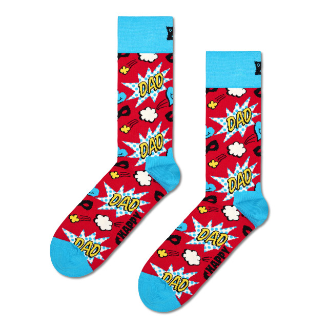 Happy Socks Super Dad Gift Set, Pack of 3