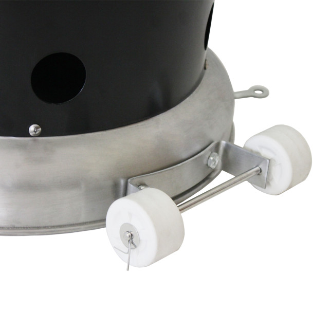 Alva Gas Patio Heater With LED Lit Table detail