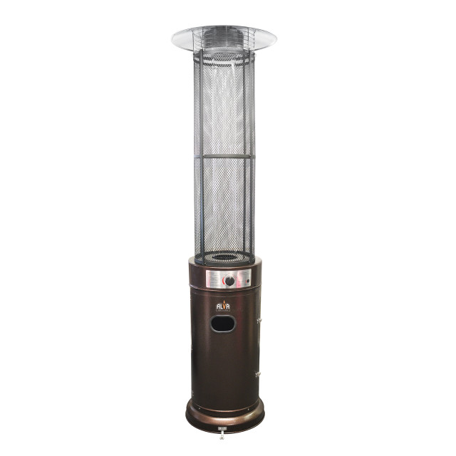 Alva Cylindrical Glass Large Patio Tube Heater