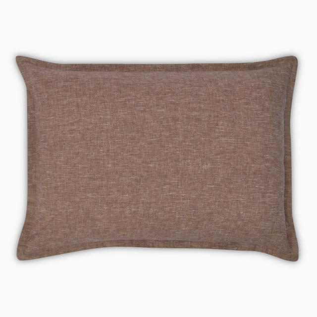 Thread Office Natural Arezzo Scatter Cushion with Feather Blend Inner, 50cm x 70cm